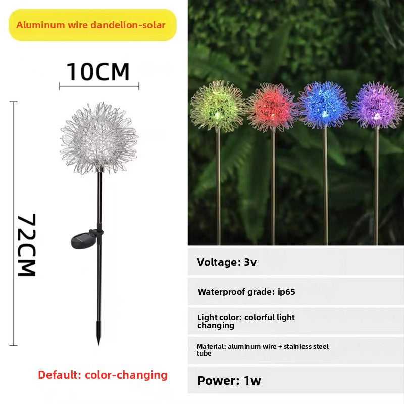 Solar Floral Garden Stake Lights for Pathways & Garden Beds
