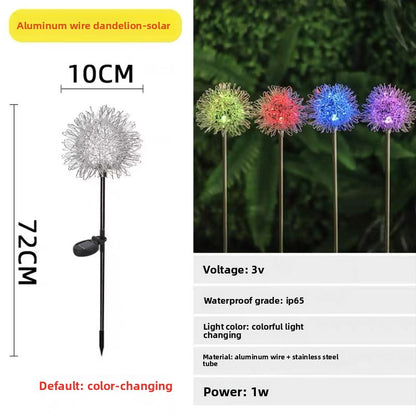 Solar Floral Garden Stake Lights for Pathways & Garden Beds