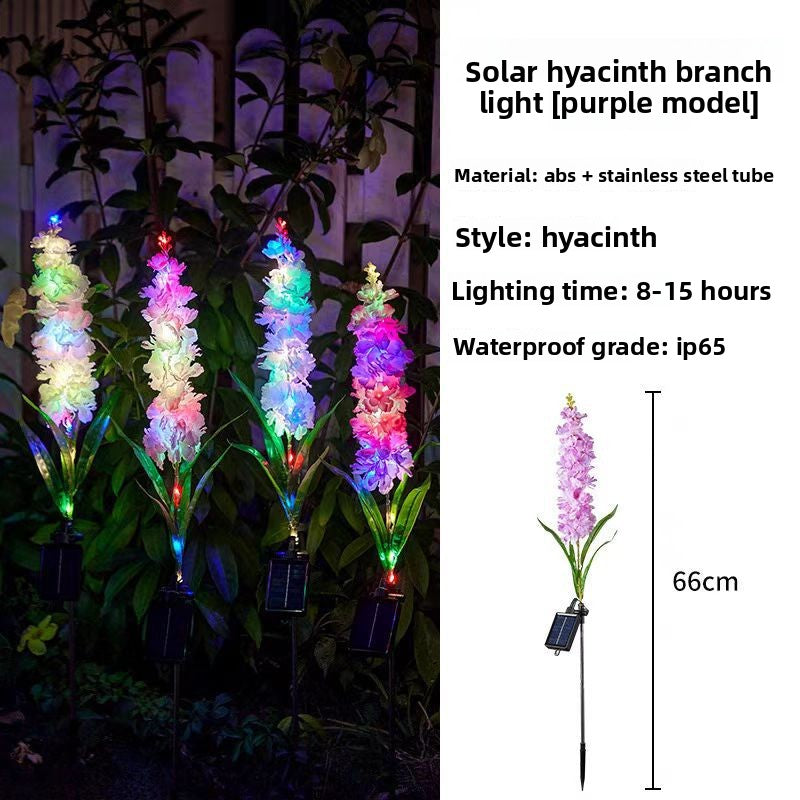 Solar Floral Garden Stake Lights for Pathways & Garden Beds