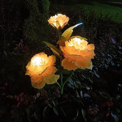 Solar Floral Garden Stake Lights for Pathways & Garden Beds