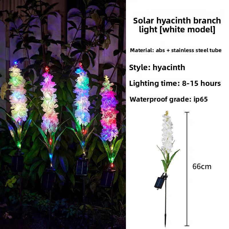 Solar Floral Garden Stake Lights for Pathways & Garden Beds