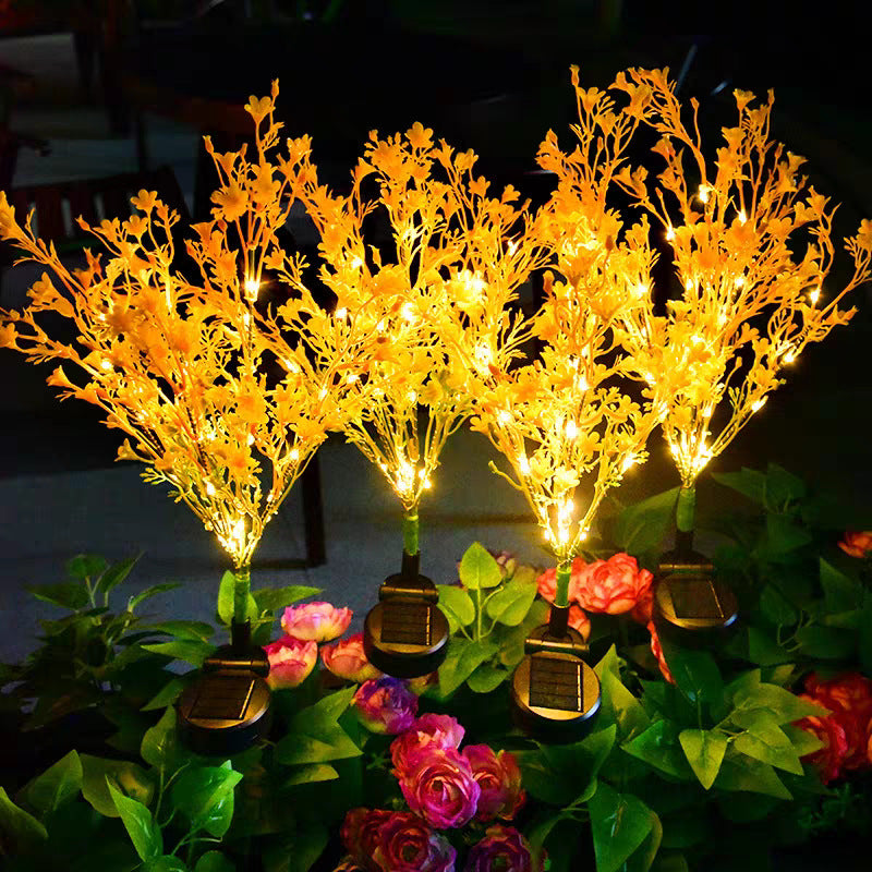 Solar Floral Garden Stake Lights for Pathways & Garden Beds