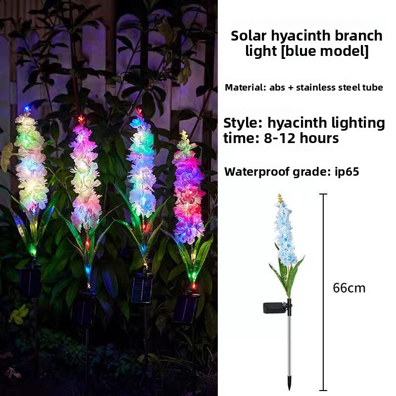 Solar Floral Garden Stake Lights for Pathways & Garden Beds
