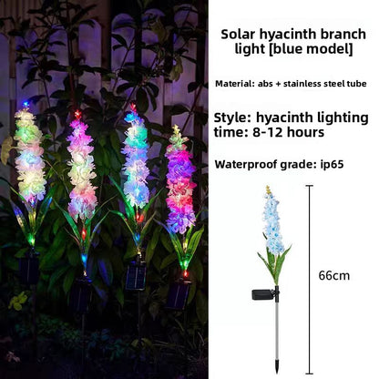 Solar Floral Garden Stake Lights for Pathways & Garden Beds