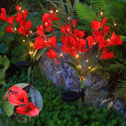 Solar Floral Garden Stake Lights for Pathways & Garden Beds
