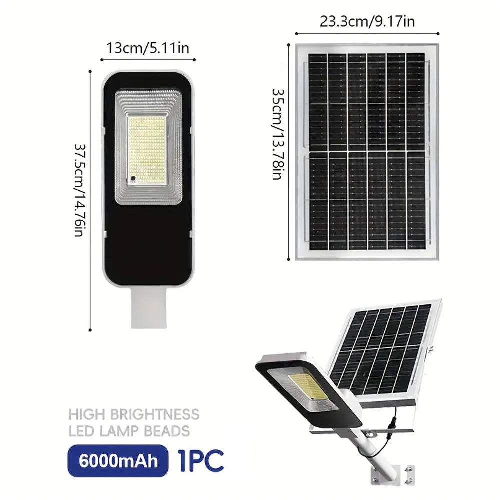 Solar Street Lights for Parking Lots & Yard Pathways – 1/2/4 Pack