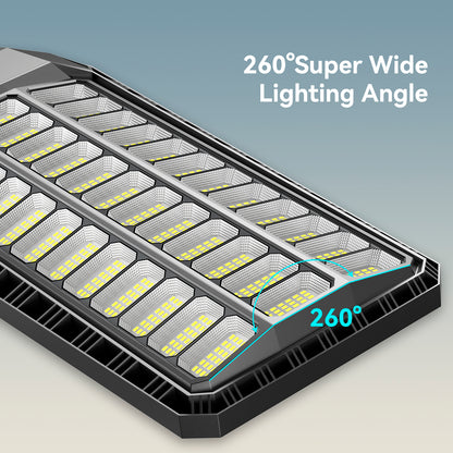 Commercial-Grade Solar Street Light with Motion Sensor (25000mAh)