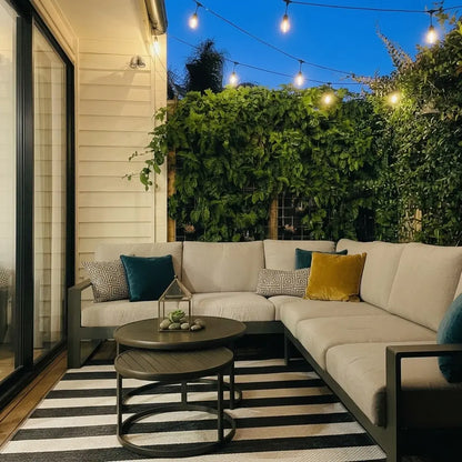Solar G40 Globe String Lights for Patios & Backyard Bistros – 33/49/59 ft