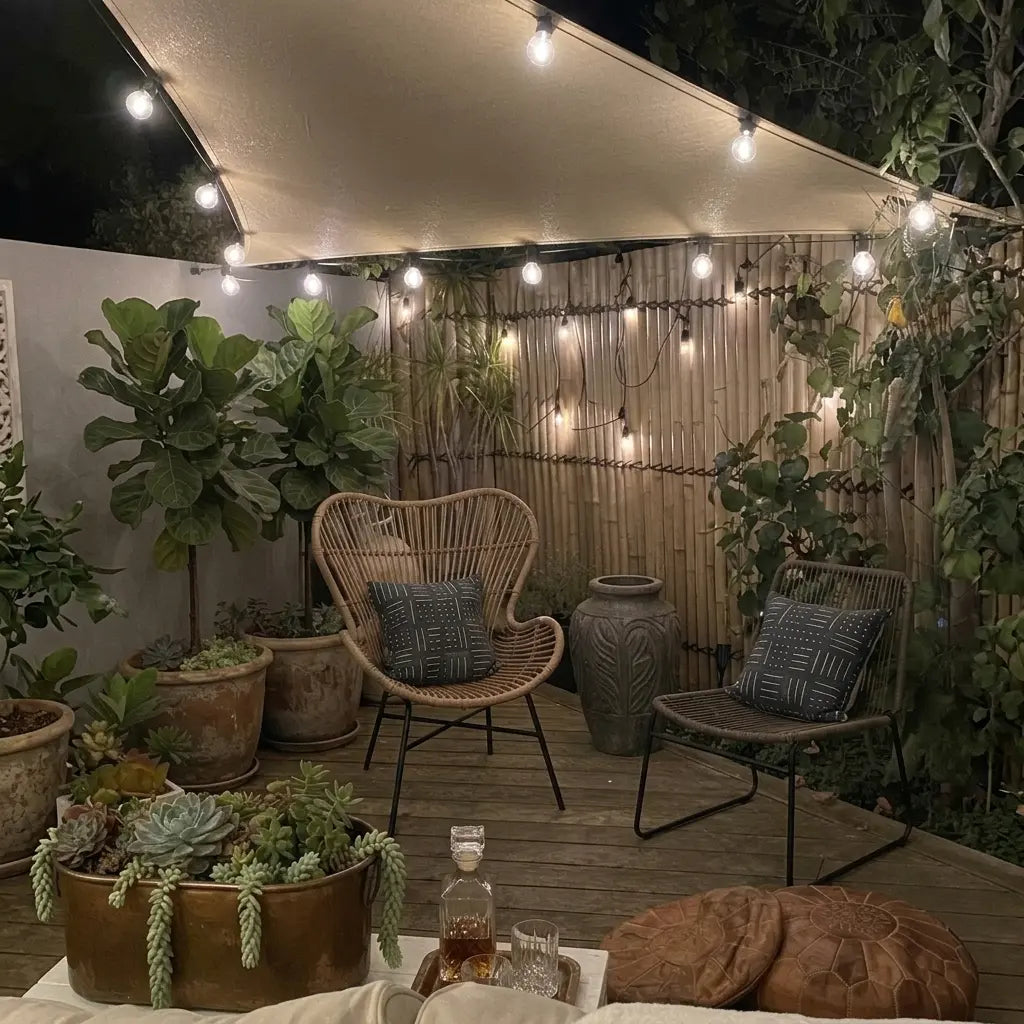 Solar G40 Globe String Lights for Patios & Backyard Bistros – 33/49/59 ft