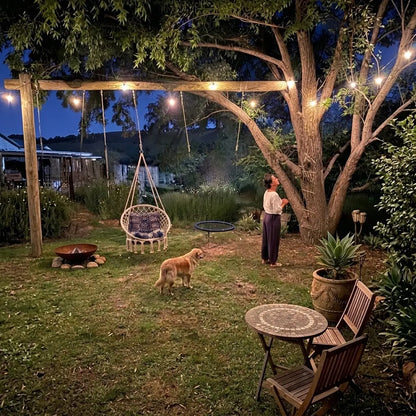 Solar G40 Globe String Lights for Patios & Backyard Bistros – 33/49/59 ft