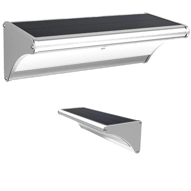24 LED Outdoor Solar Garden Light Wall Mounted IP65 Aluminium Alloy Body Warm White Light Solar Wall Light