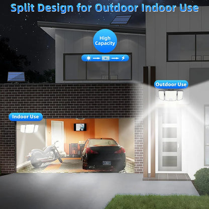 New Modern Outdoor LED Garden ABS Material 278 6000K Daylight Solar Wall Light Human Body Sensing IP65 Waterproof 1-Year