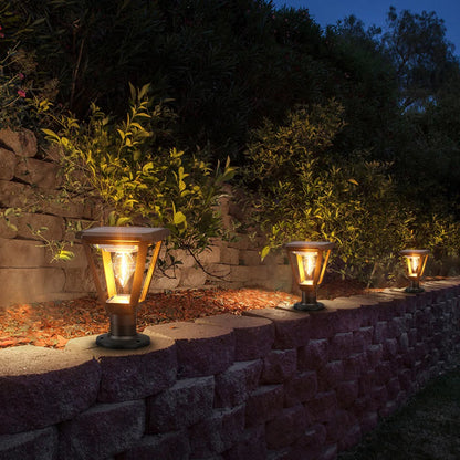 Multi-Style Solar Garden Light for Pathways, Patios & Lawns