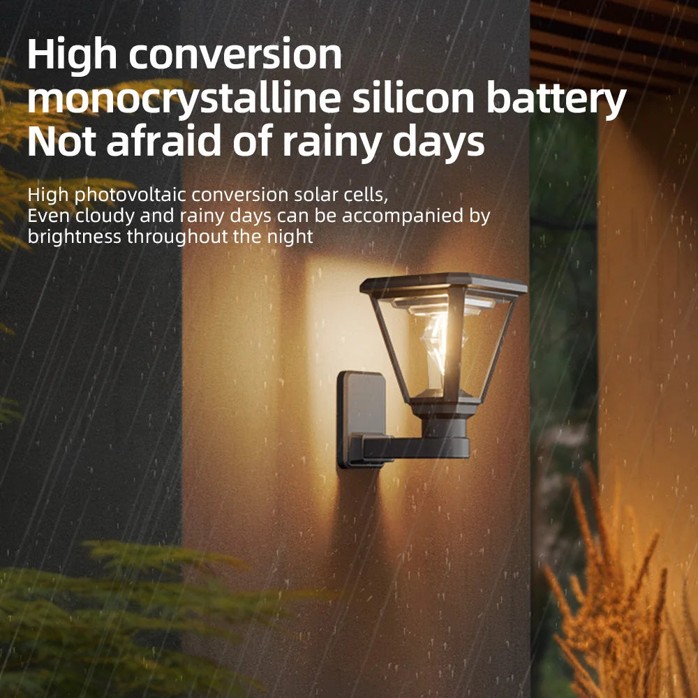Multi-Style Solar Garden Light for Pathways, Patios & Lawns