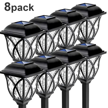 Solar Pathway Lights for Yard & Lawn Edges – 4/6/8 Pack