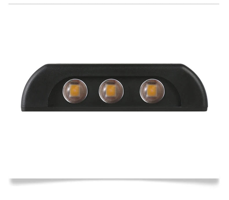 Solar Wall Lights with Dusk-to-Dawn Sensor for Porch & Fence – 6/8/12 LED