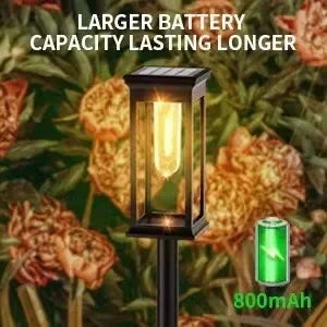 Vintage Solar Pathway Lights for Garden Walkways & Lawn Edges – 4/6/8 Pack