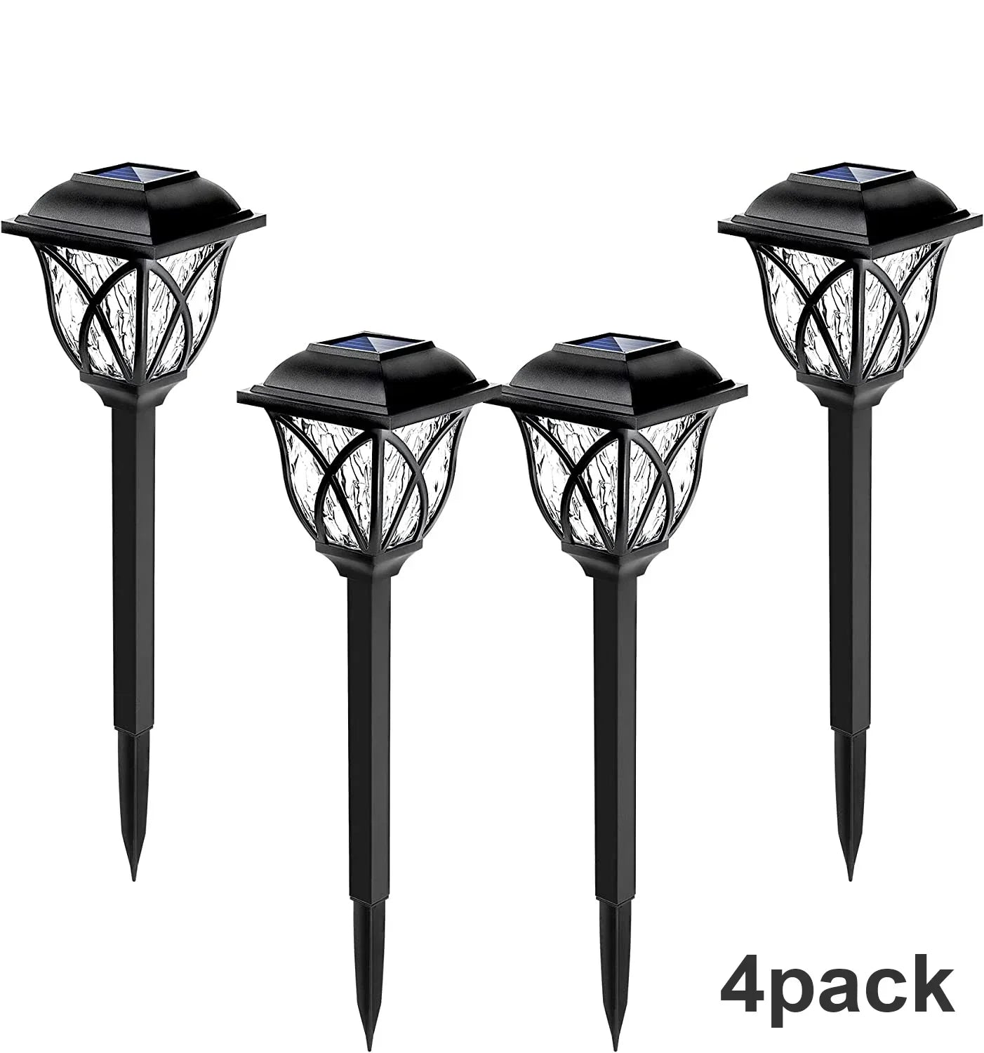 Solar Pathway Lights for Yard & Lawn Edges – 4/6/8 Pack