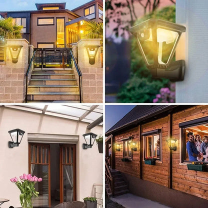 Solar Motion Sensor Light for Garden Paths & Porches – Stake/Wall Mount, 1/4 Pack