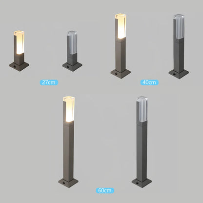 Outdoor Aluminum Pathway Lights for Gardens & Lawns – 27/40/60 cm
