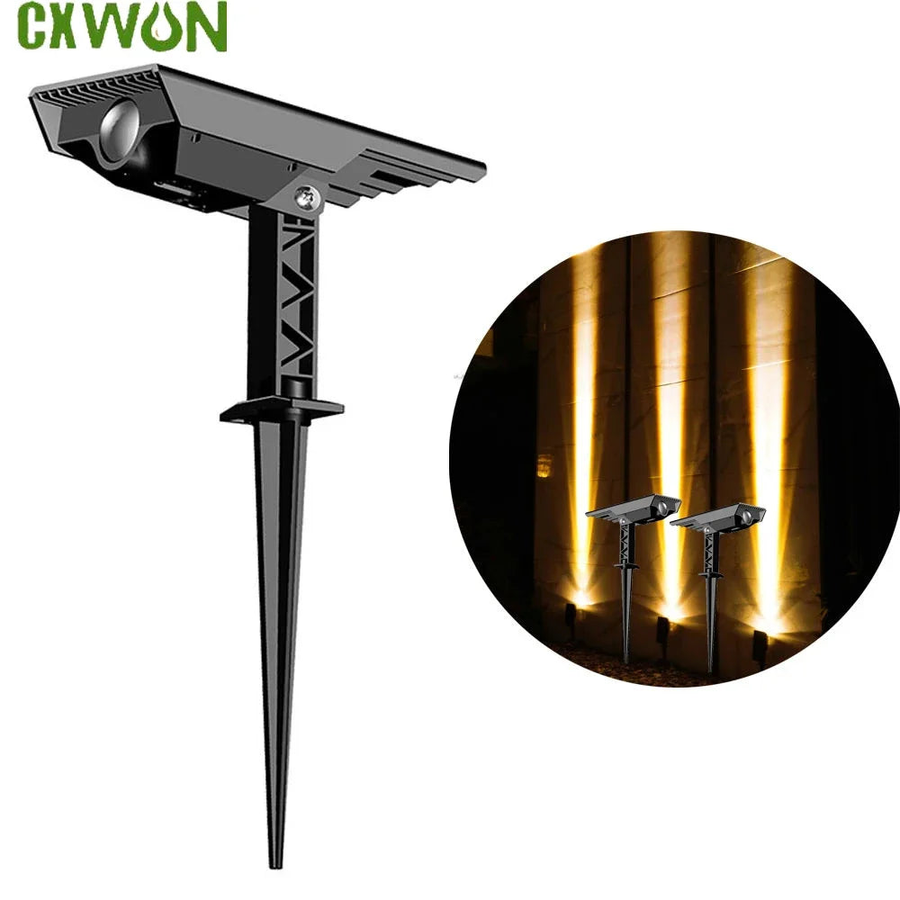 Solar Pathway Spotlights for Gardens & Driveways – Warm/Cool White