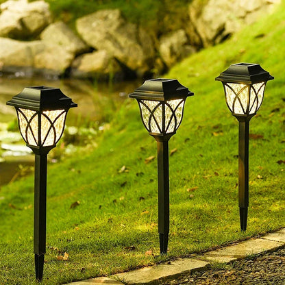 Solar Pathway Lights for Yard & Lawn Edges – 4/6/8 Pack