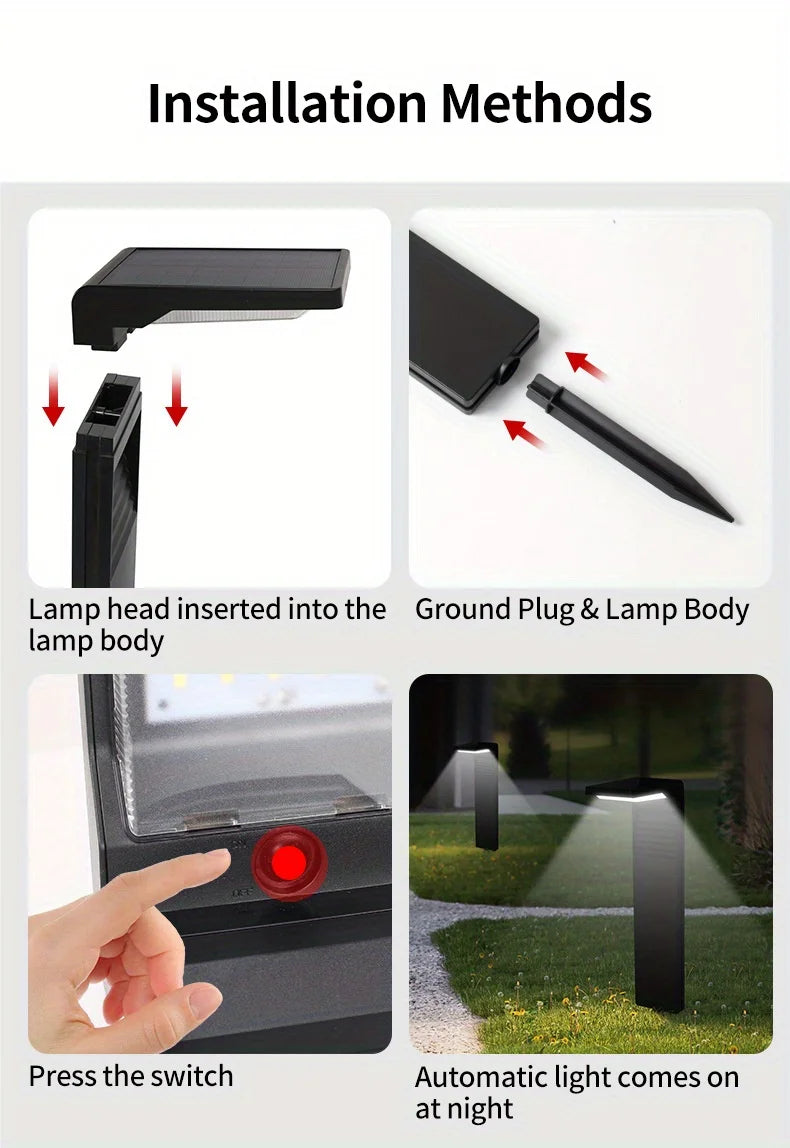 Solar Pathway Garden Lights for Walkways & Yard Borders – 1/5/10 Pack