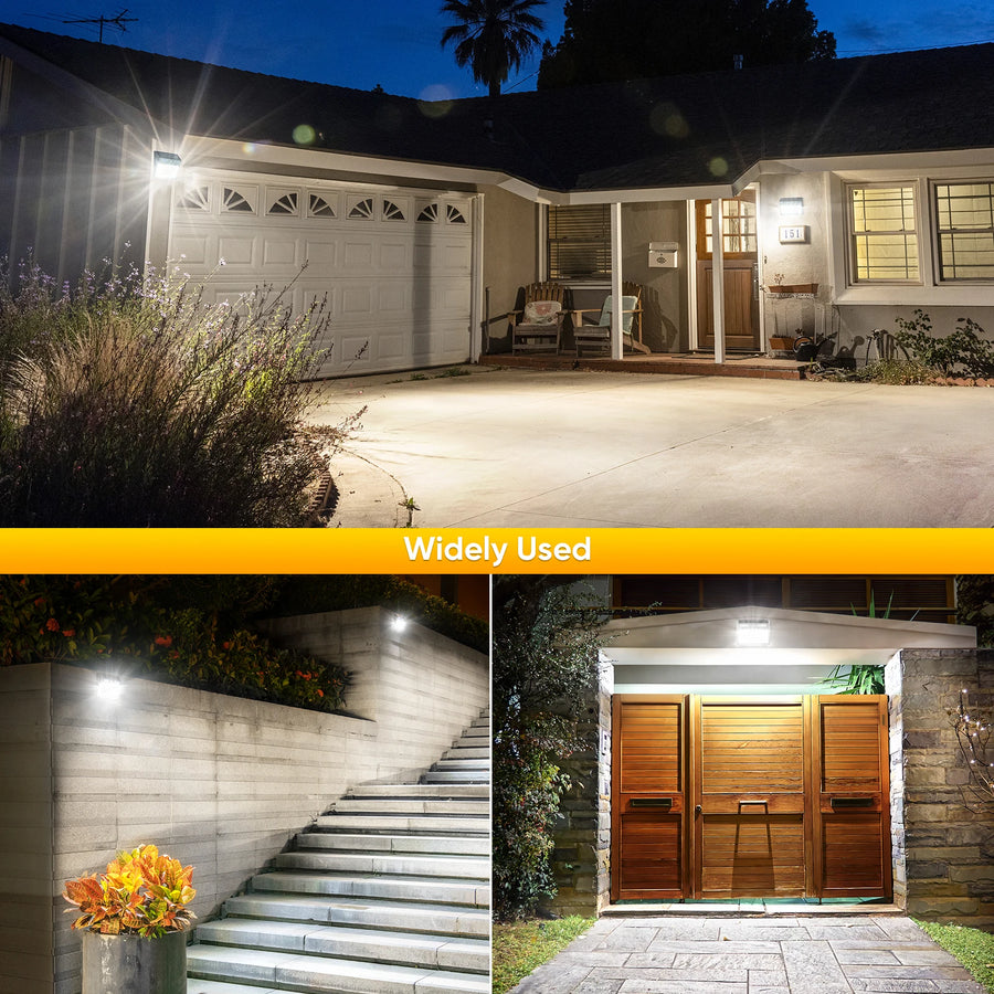 Solar Sensor Wall Light for Doors & Garden Railings – 112 LED
