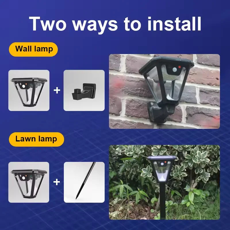Solar Pathway Lights with Motion Sensor for Patio & Yard – 1/2/4 Pack