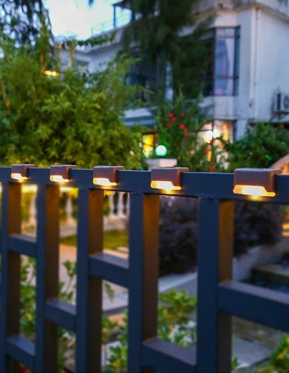 Solar Step & Deck Lights for Outdoor Stairs – 4/8/12 Pack