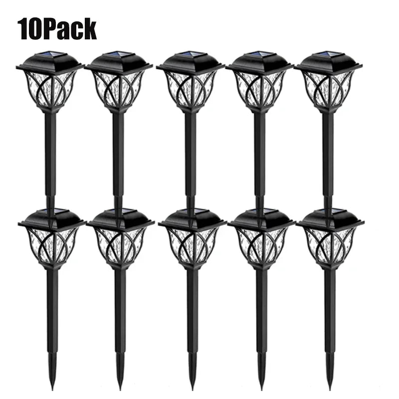 Solar Pathway Lights for Yard & Lawn Edges – 4/6/8 Pack