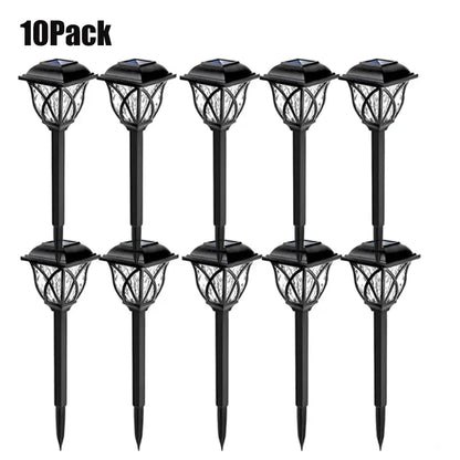 Solar Pathway Lights for Yard & Lawn Edges – 4/6/8 Pack