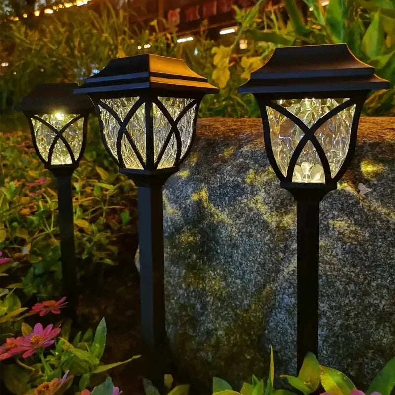 Solar Pathway Lights for Yard & Lawn Edges – 4/6/8 Pack