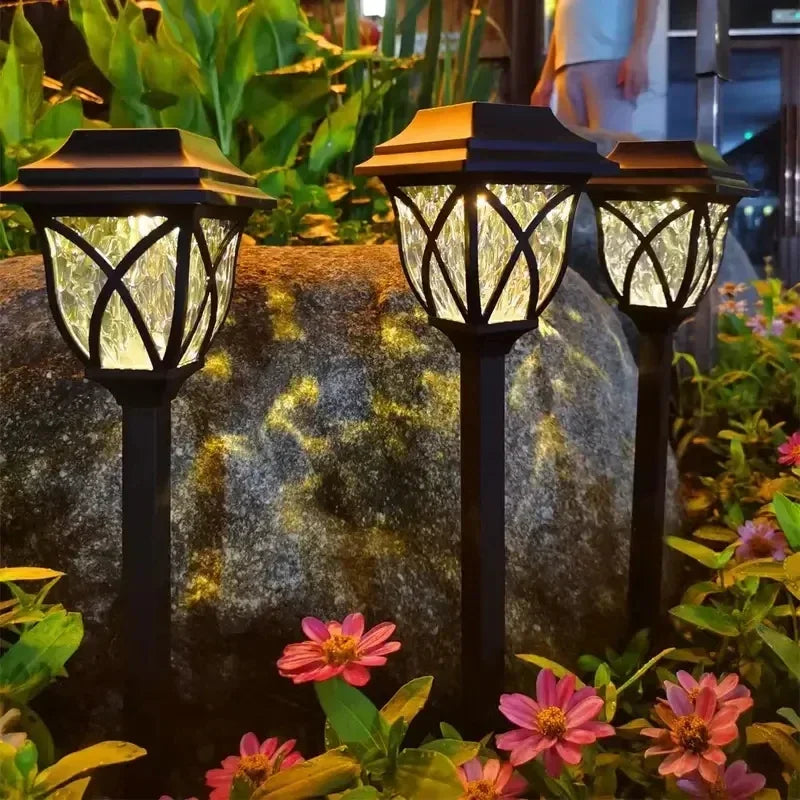 Solar Pathway Lights for Yard & Lawn Edges – 4/6/8 Pack