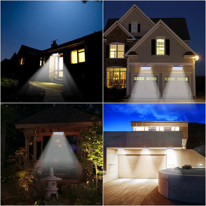 Solar Motion Sensor Flood Light for Garden Walls & Garages – 24/48/60 LED