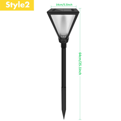 Solar Flame Torch Lights for Garden Paths & Lawn Edges – 1/2 Pack