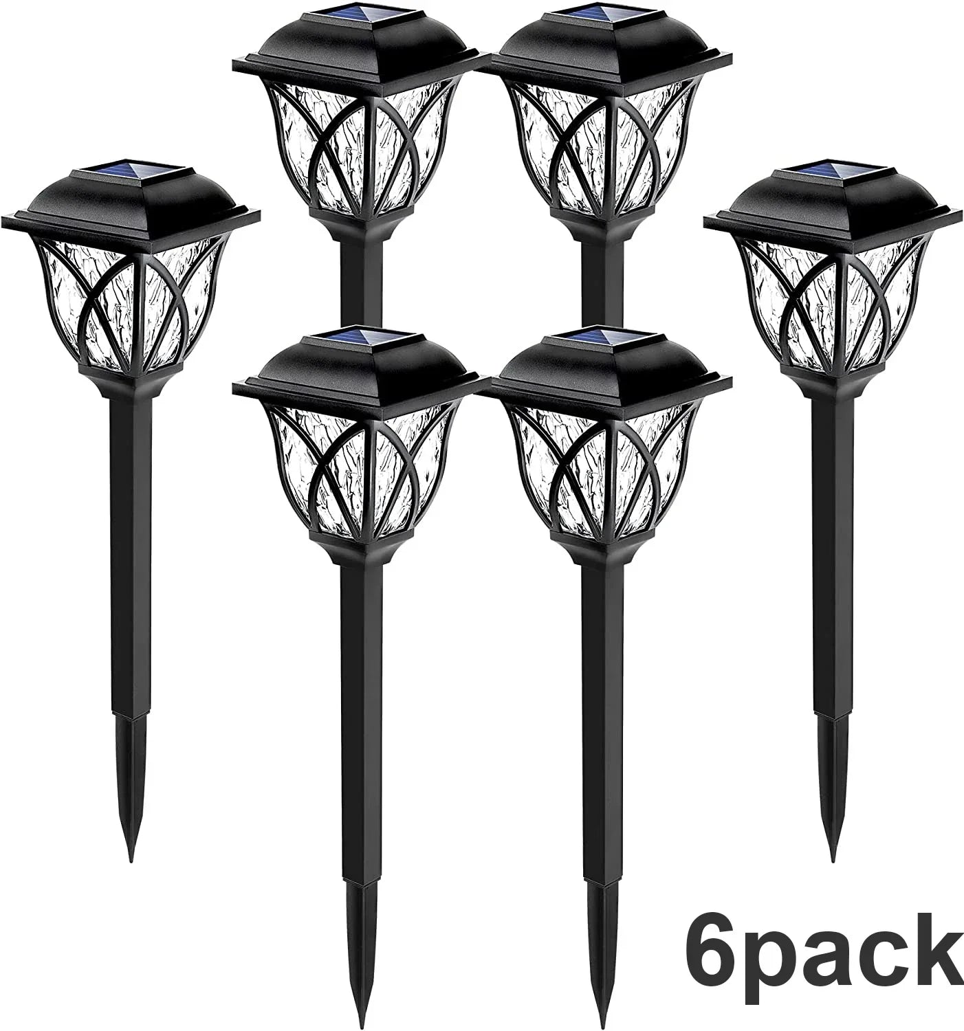 Solar Pathway Lights for Yard & Lawn Edges – 4/6/8 Pack
