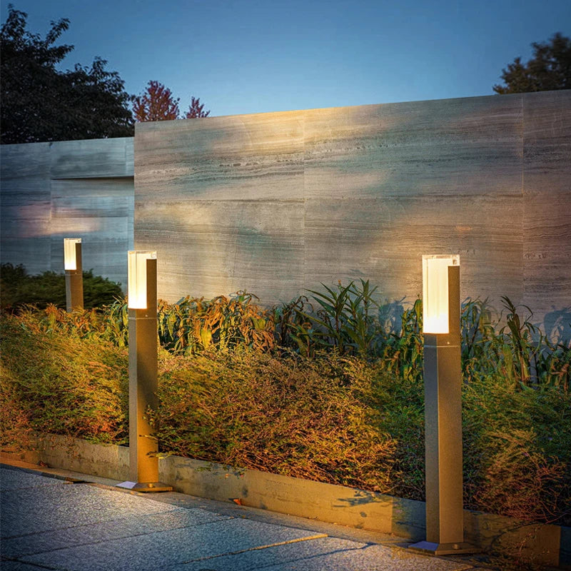 Outdoor Aluminum Pathway Lights for Gardens & Lawns – 27/40/60 cm