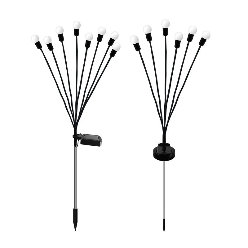 Swaying Solar Firefly Garden Lights for Patios & Garden Beds – 6/8/10 LED