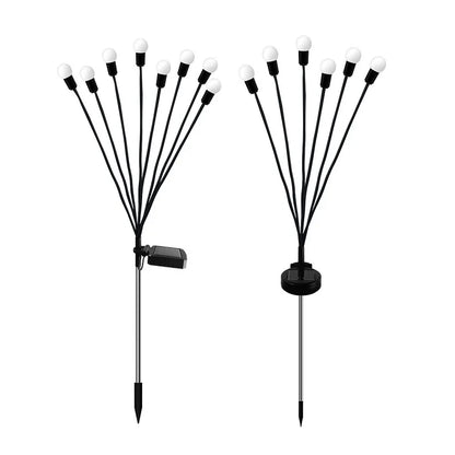 Swaying Solar Firefly Garden Lights for Patios & Garden Beds – 6/8/10 LED