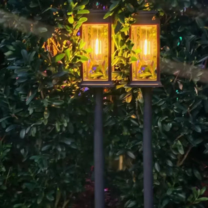Vintage Solar Pathway Lights for Garden Walkways & Lawn Edges – 4/6/8 Pack