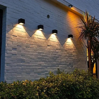 Solar Wall Lights for Fences, Porches & Garages – 1/2/4 Pack