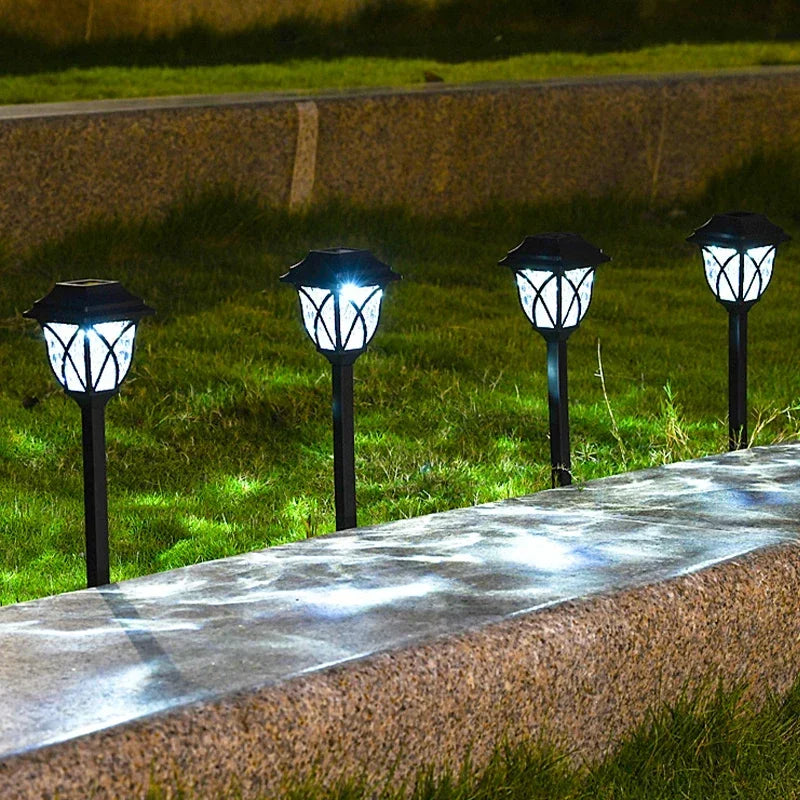 Solar Pathway Lights for Yard & Lawn Edges – 4/6/8 Pack