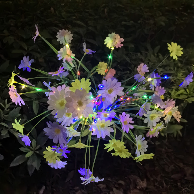 Solar Floral Garden Stake Lights for Pathways & Garden Beds