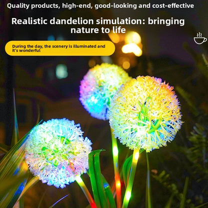 Solar Floral Garden Stake Lights for Pathways & Garden Beds