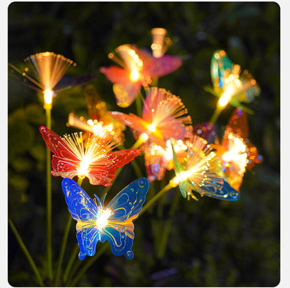 Solar Floral Garden Stake Lights for Pathways & Garden Beds